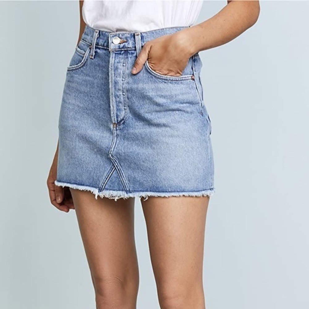 AGOLDE Quinn High Rise Mini Skirt FREE SHIPPING